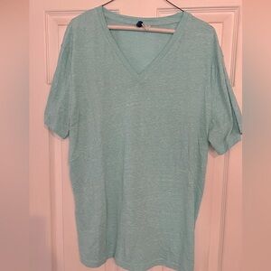 Men's V-Neck T-Shirt - Green